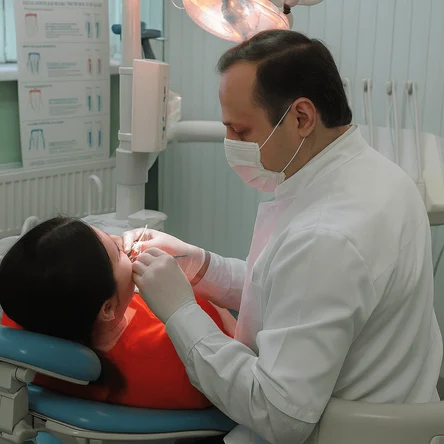 Снятие зубных отложений